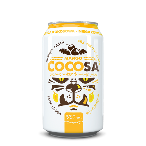 Cocosa Mango - Apă de Cocos Naturală cu Mango, 330ml | Diet-Food