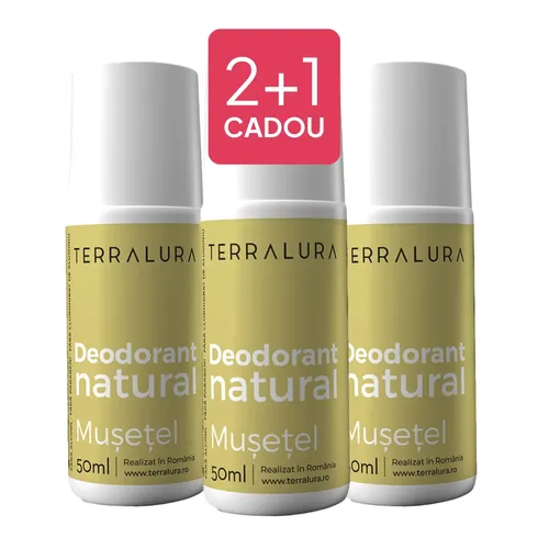 Deodorant Roll-on Natural Mușețel, 50ml | Terralura