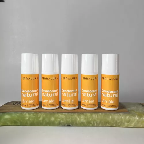 Pachet VEDETĂ Deodorant natural roll-on Lămâie 4+1 CADOU | Terralura 