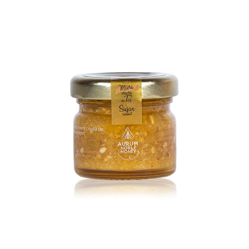 Desert Rose - Cremă de miere crudă de tei cu susan rumenit, 30 g | Aurum Noble Honey