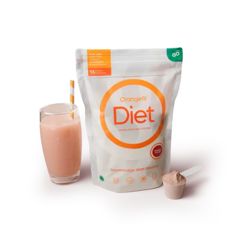 Diet - Pudră pentru Slăbit cu Aromă de Căpșuni, 850g | Orangefit