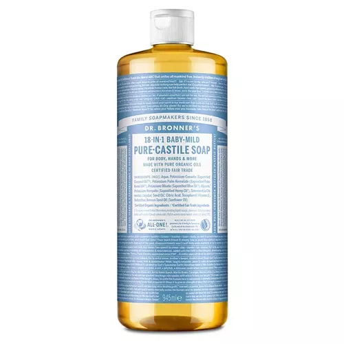Săpun lichid organic de Castilia 18-in-1, Baby, 945ml | Dr.Bronner's