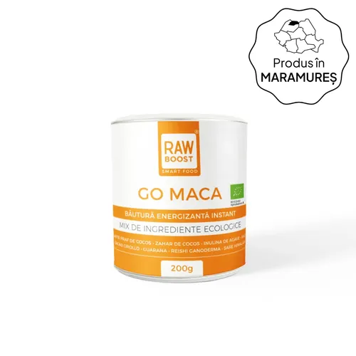 Go Maca - Băutură Energizantă ECO cu Maca și Guarana - Plus de Vitalitate și Energie | Rawboost