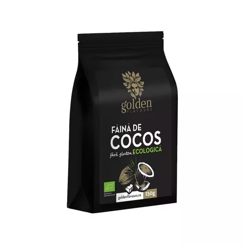 Făină de cocos ecologică fără gluten, 250g | Golden Flavours