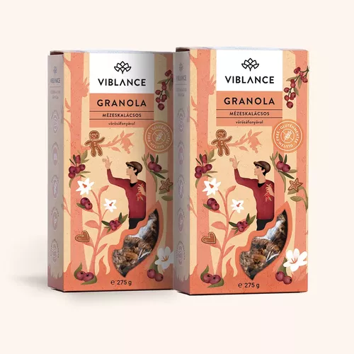 Pachet 1+1 CADOU Granola Turtă Dulce Fără Gluten | Viblance