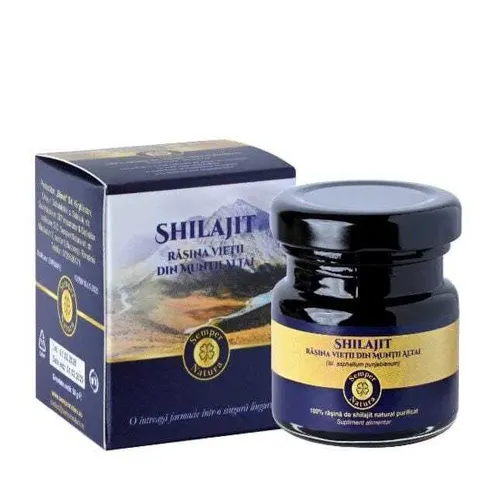 Pastă Shilajit-Mumie Rășina Vieții din Munții Altai 50g | Semper Natura