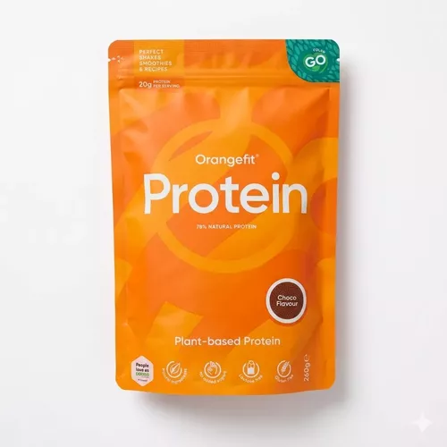 Proteină Vegetală cu Aromă de Ciocolată, 260g | Orangefit