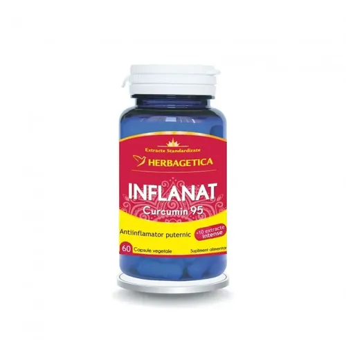 Inflanat Curcumin 95, 60 capsule | Herbagetica