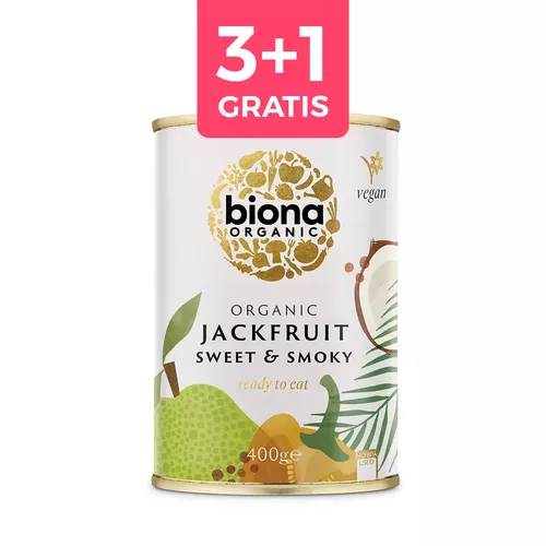 Pachet 3+1 GRATUIT - Jackfruit dulce afumat ECO, 400g | Biona