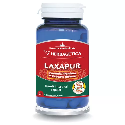 Laxapur, 30 capsule | Herbagetica