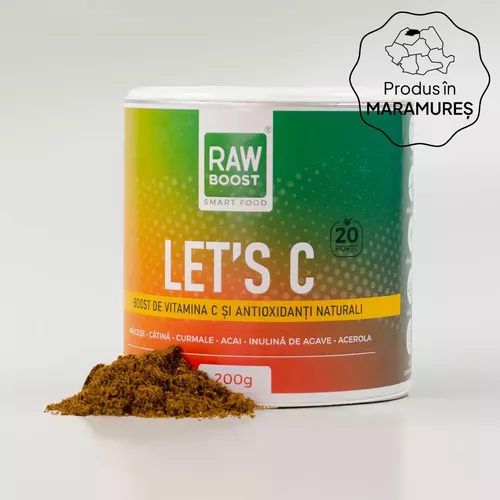 Let's C - Boost De Vitamina C și Antioxidanți Naturali | Rawboost