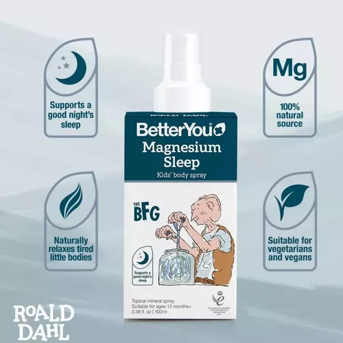 Magnesium Sleep Kids Body spray BFG, 100ml | BetterYou