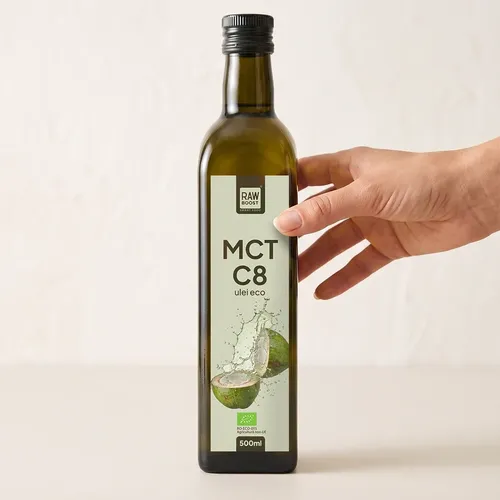 Ulei MCT C8 - ECO, 500ml | Rawboost