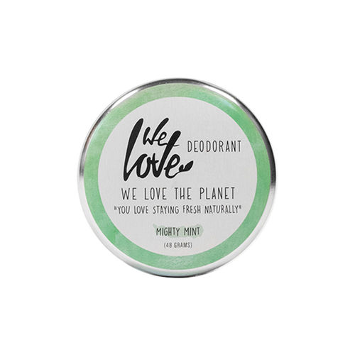 Deodorant Natural Cremă - Mighty Mint - Cutie Metalică, 48g | We Love The Planet