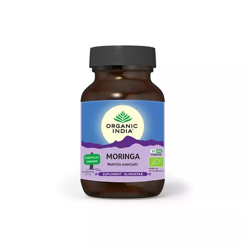 Moringa - Nutriție esențială, 60 cps ECO | Organic India