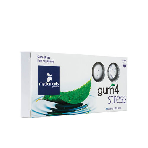 Gum4 Stress - Gumă de mestecat fără zahăr | Myelements