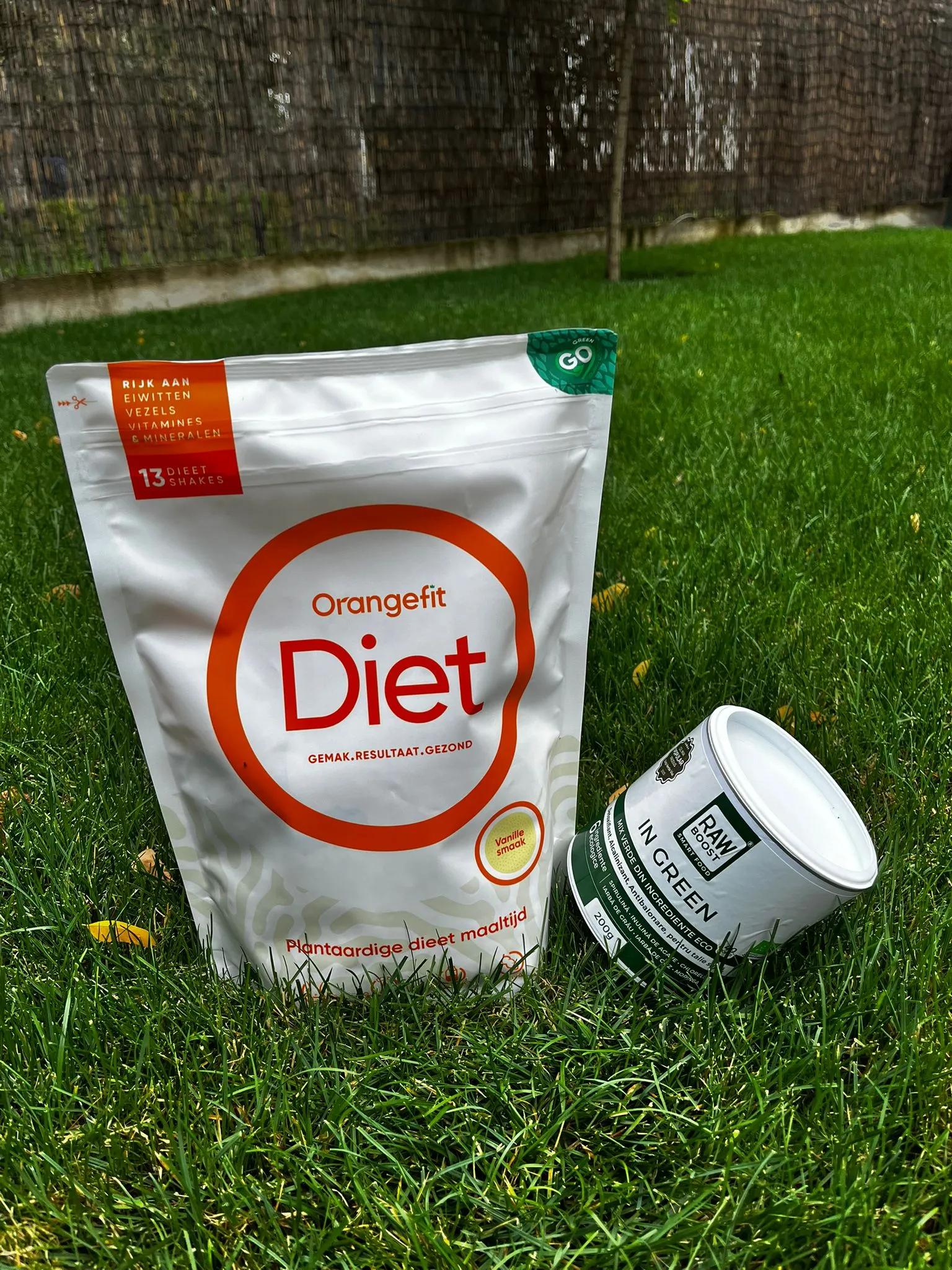 Pachet SILUETĂ - Diet Vanilie + In Green, Mix Verde Antibalonare