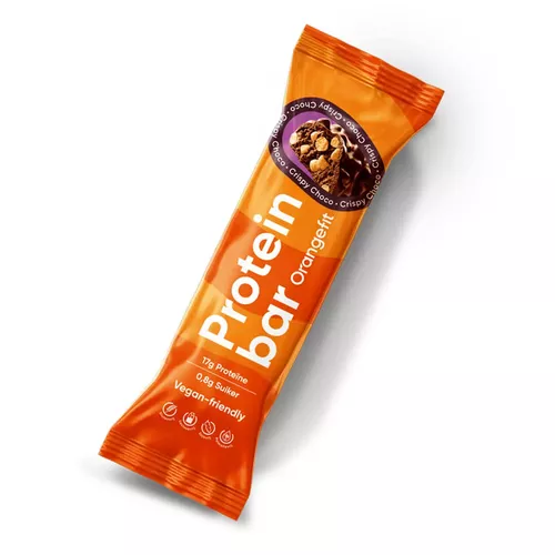 Crispy Choco - Baton proteic crocant cu ciocolată, 50g | Orangefit