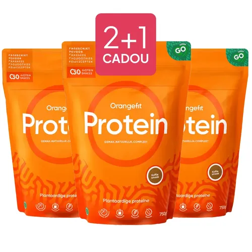 Proteină Vegetală cu Aromă de Cafea, 750g | Orangefit