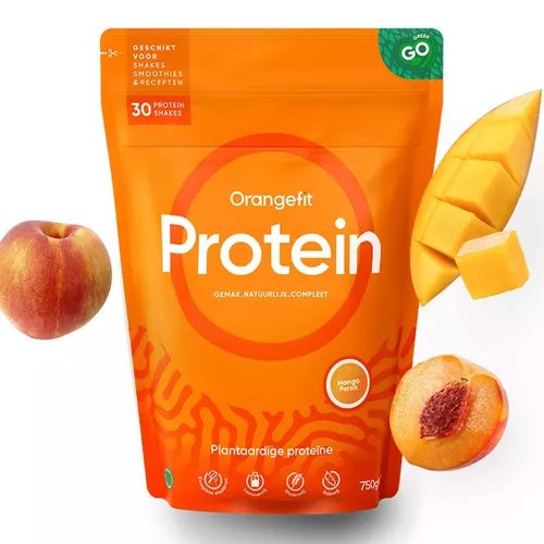 Proteină Vegetală cu Aromă de Mango și Piersică, 750g | Orangefit