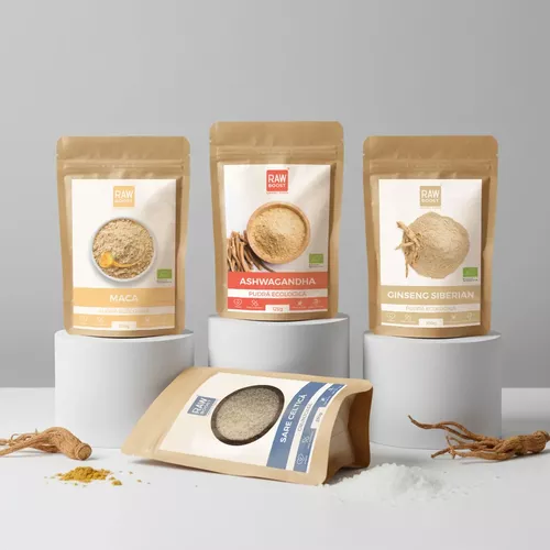 Pachet Vitalitate PLUS - Maca, Ashwagandha, Ginseng Siberian + CADOU | Rawboost