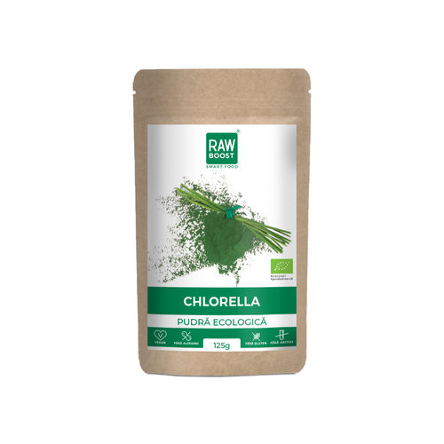 Chlorella - Pudră Ecologică - Regenerare, Detoxifiere | Rawboost