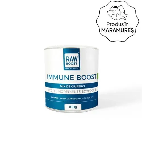 Immune Boost - Mix ECO Ciuperci Terapeutice - Echilibrează Sistemul Imunitar, 100g | Rawboost
