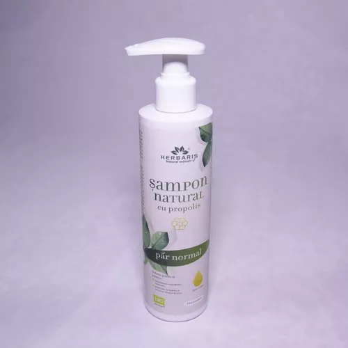 Șampon natural cu propolis pentru păr normal, 250ml | Herbaris