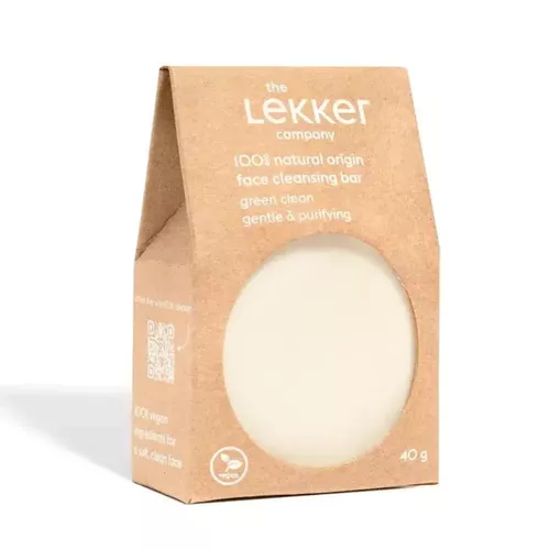 Săpun Facial Natural - Green Clean, 40g | The Lekker Company