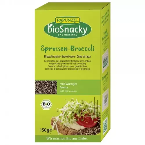 Semințe de Broccoli pentru Germinat, 150g ECO | Rapunzel - BioSnacky