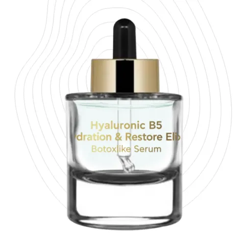 Ser Facial cu Efect de Botox - Hyaluronic B5 Elixir Hidratare și Regenerare, 30ml | Inalia