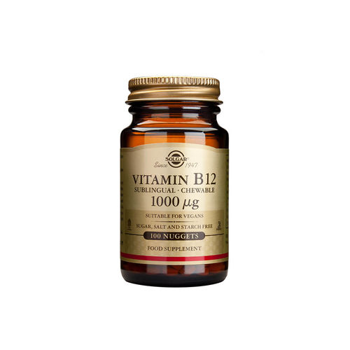 Vitamina B12 1000mcg 100 tablete masticabile | Solgar