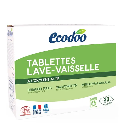 Tablete Pentru Mașina de Spălat Vase, 30x20g | Ecodoo