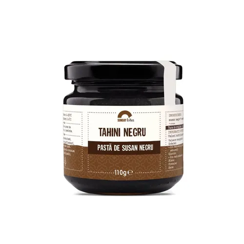Tahini Negru – Pastă de Susan Negru, 100% naturală | Sunday bites