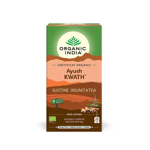 Ceai Tulsi Ayush KWATH, 25pl ECO | Organic India