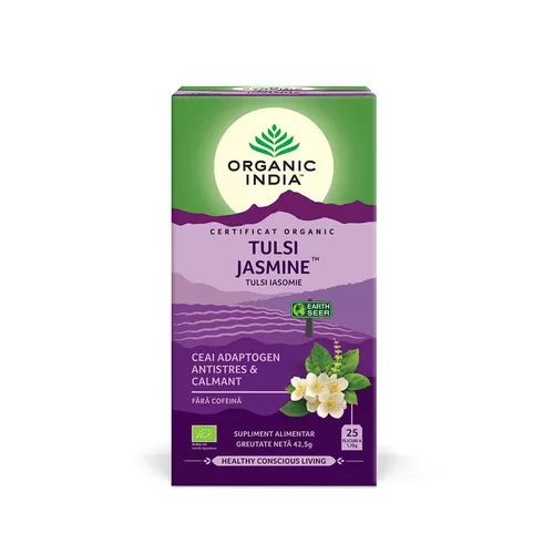 Ceai Adaptogen Tulsi Iasomie, 25pl ECO | Organic India