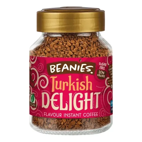 Cafea Instant cu Aromă de Rahat Turcesc - Turkish Delight, 50g | Beanies