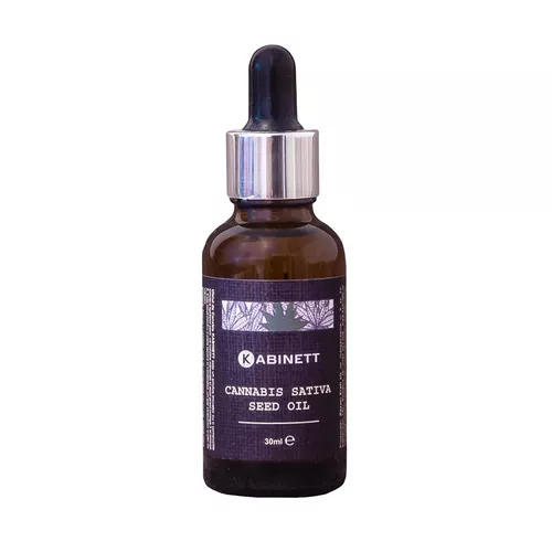 Ulei de cânepă, CBD Sativa Seed Oil, pentru piele și păr, 30 ml | Kabinett
