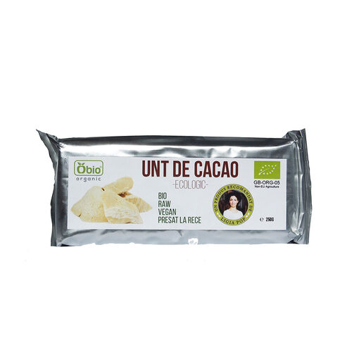 Unt de cacao raw eco, 250g | Obio