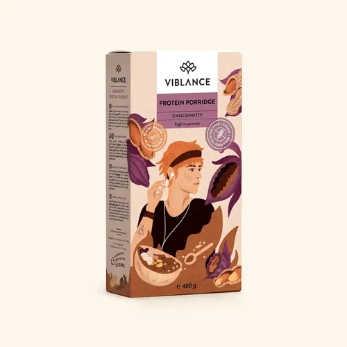Terci proteic Arahide și Cacao, fără gluten | Viblance