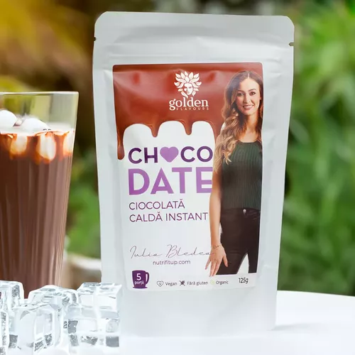 Choco Date - Ciocolată Caldă Instant, din Ingrediente Organice, Cremoasă, cu Gust Intens de Curmale, ECO | Golden Flavours