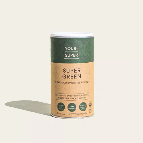 SUPER GREEN - Porția Zinică de Verdețuri - Mixuri de Super Alimente Organice, 150g | Your Super