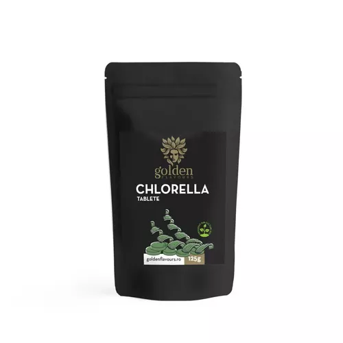 Chlorella Tablete 100% Naturale, 125g/250 Tablete | Golden Flavours