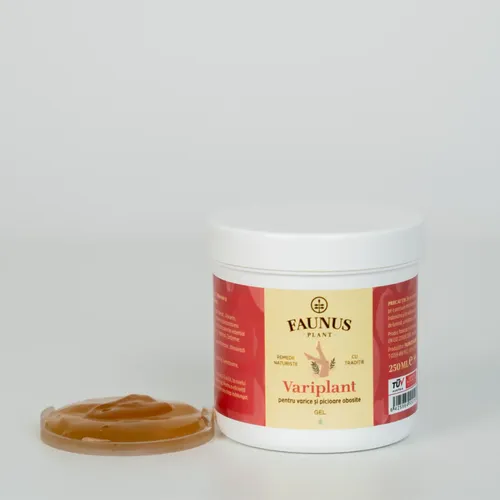 Gel Variplant - Varice, Picioare Obosite, 250ml | Faunus Plant