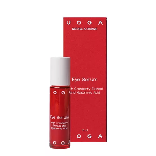 Ser pentru pielea din jurul ochilor bio, vegan cu extract de merisor si acid hialuronic | uoga uoga