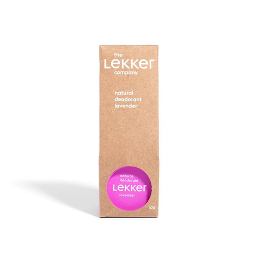 Deodorant Natural Cremă cu Lavandă, 30g | The Lekker Company The Lekker Company imagine noua marillys.ro