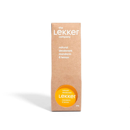 Deodorant Natural Cremă cu Mandarine și Lămâie, 30g | The Lekker Company 30g imagine noua marillys.ro