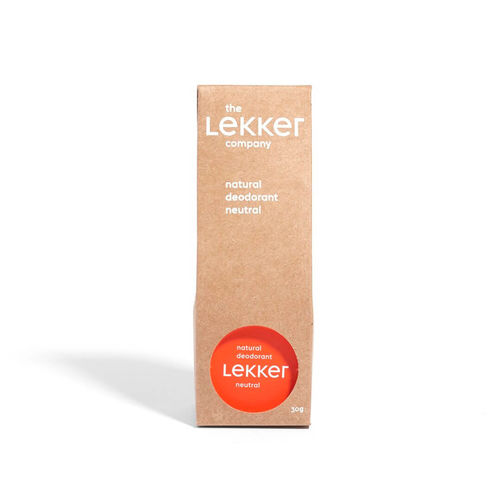 Deodorant Natural Cremă Neutru, 30g | The Lekker Company 30g imagine noua marillys.ro