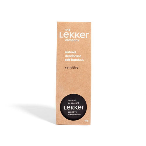 Deodorant Natural Cremă cu Bambus pentru Piele Sensibilă, 30g | The Lekker Company 30g imagine noua marillys.ro