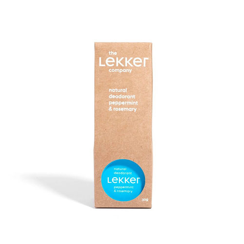 Deodorant Natural Cremă cu Mentă și Rozmarin, 30g | The Lekker Company 30g imagine noua marillys.ro
